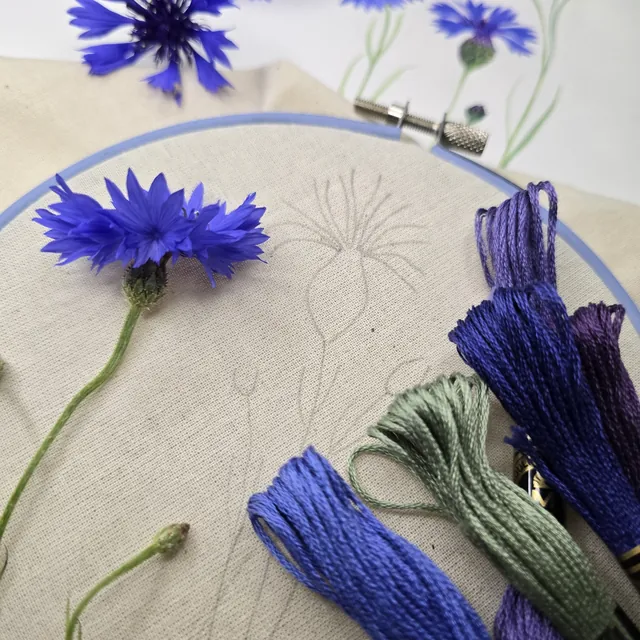 Finished embroidery